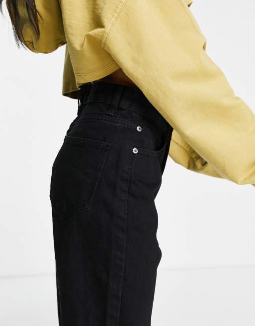 Vaqueros mom negros Lou de DTT Petite  , 4 de 4