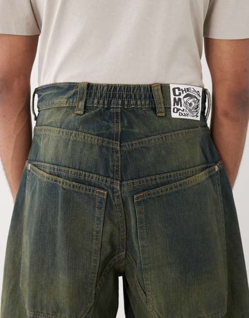 Vaqueros muy holgados de corte skater con lavado caqui Dunno de Cheap Monday, 4 de 5