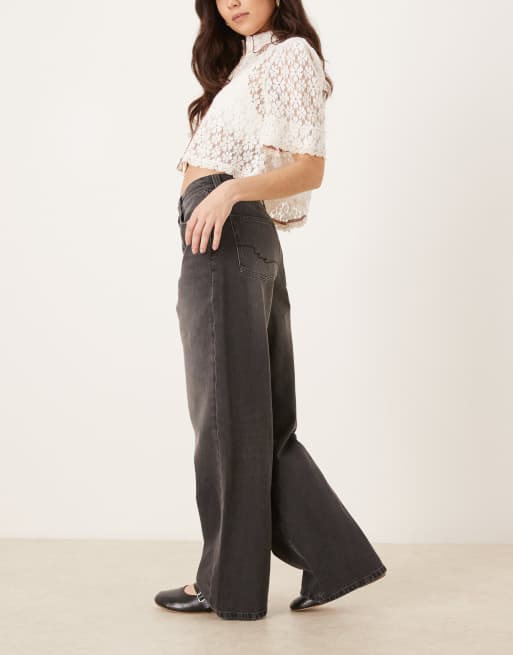 Vaqueros negro apagado Nia BF de Free People, 2 de 5