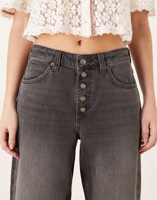Vaqueros negro apagado Nia BF de Free People, 5 de 5