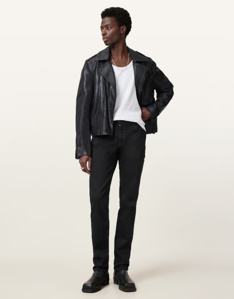 Vaqueros negro azabache Sid de AllSaints - view 1