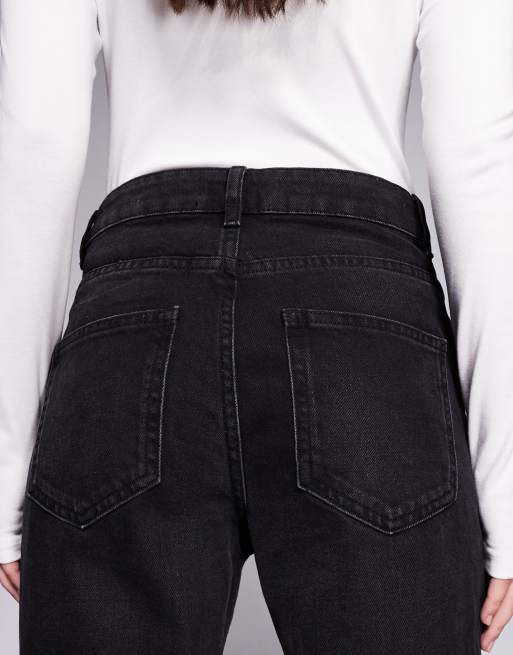 Vaqueros negro lavado de corte acampanado y estilo años 90 de ASOS DESIGN, 4 de 5