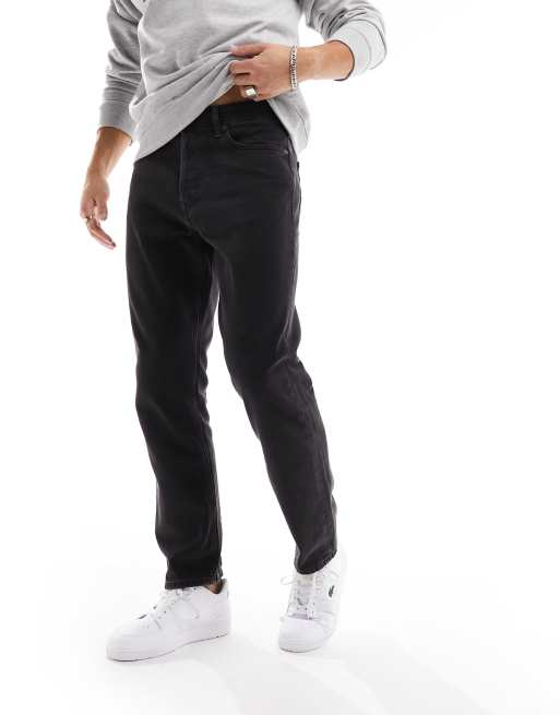Vaqueros negro lavado de corte recto Chris de Jack & Jones Essentials , 5 de 5