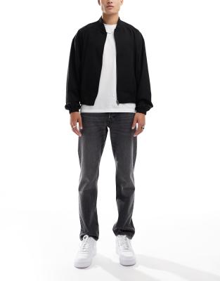 Vaqueros negro lavado de corte recto Chris de Jack & Jones - view 1