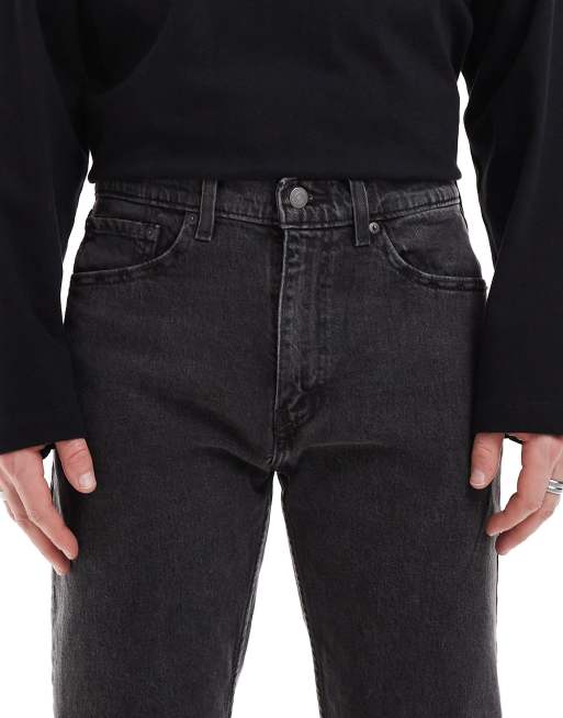 Pantalon Levis 505 Levis Anchos Hombre Vaqueros Negro Lavado De