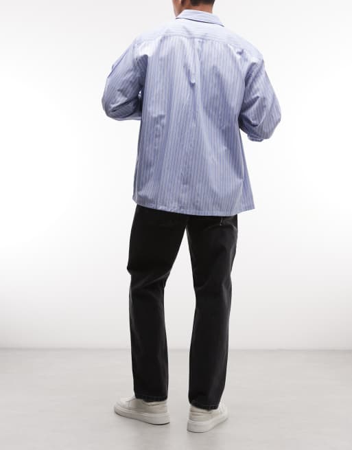 Vaqueros negro lavado de corte tapered holgada Newel de Carhartt WIP, 2 de 5