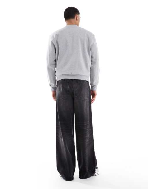 Vaqueros negro lavado muy holgados de ASOS DESIGN, 2 de 5