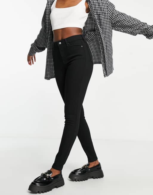 Vaqueros negro puro Jamie de Topshop , 3 de 4