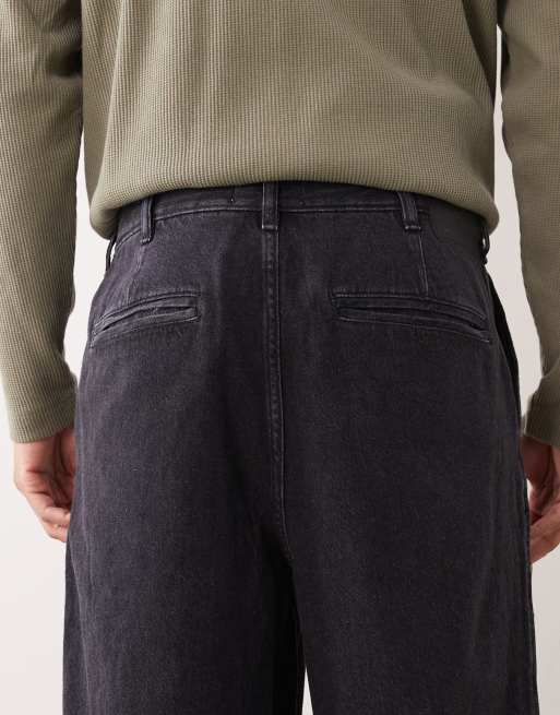 Vaqueros negros de corte barrel Dan de Jack & Jones, 5 de 5