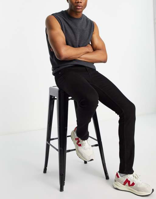 Vaqueros negros de corte pitillo Chase de Dr Denim