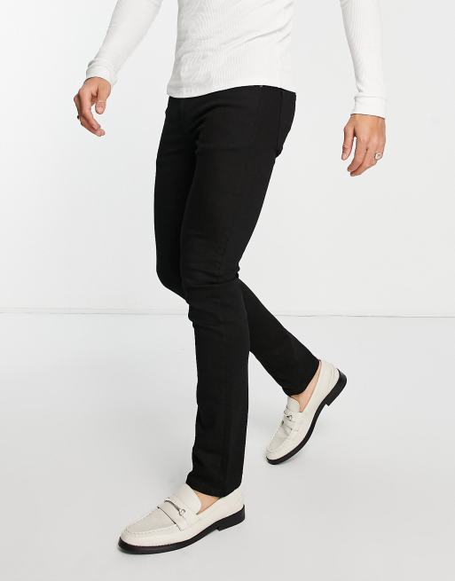 Vaqueros negros de corte pitillo Chase de Dr Denim 