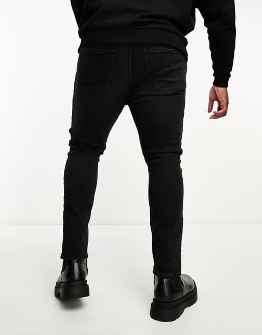 Vaqueros negros de corte pitillo de Calvin Klein Jeans Big & Tall, 4 de 4