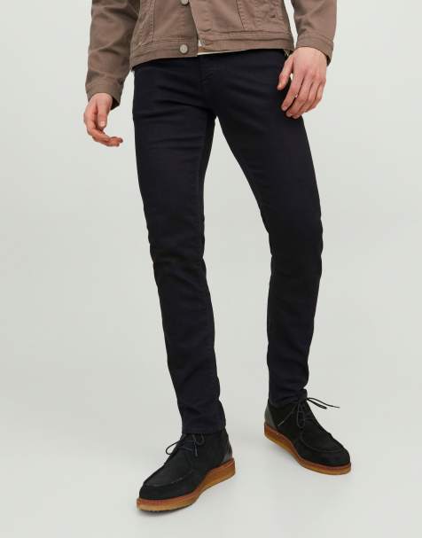 Vaqueros negros de corte pitillo Felix de Jack & Jones - view 1