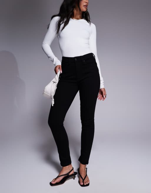 Vaqueros negros de corte pitillo Good Legs de Good American