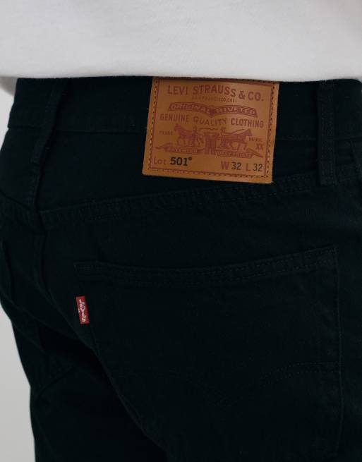 Vaqueros negros de corte recto 501 Original de Levi's, 4 de 5