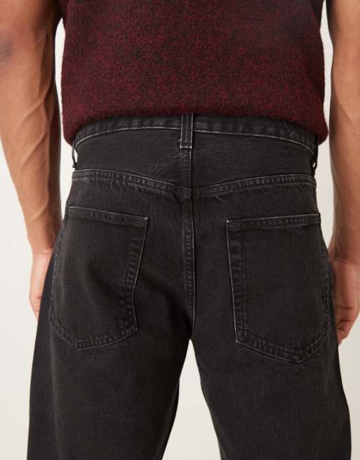 Vaqueros negros de corte recto Cliff Authentic de ARKET, 4 de 5