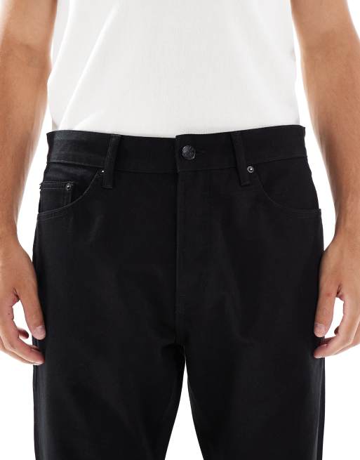 Vaqueros negros de corte recto Edge de ONLY & SONS, 5 de 5