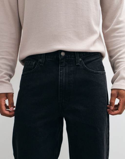 Vaqueros negros de corte recto suelto 565 '97 de Levi's, 4 de 5