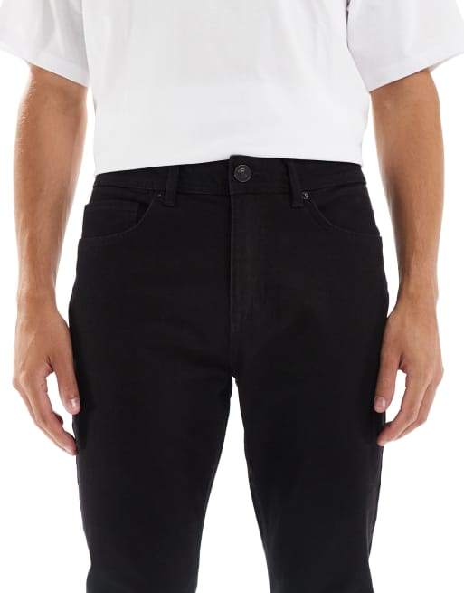 Vaqueros negros de corte slim de New Look, 4 de 5