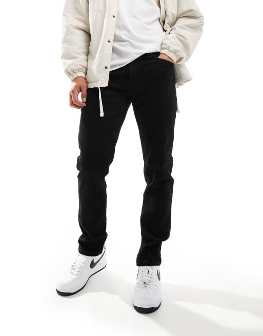 Vaqueros negros de corte slim Elm de Farah