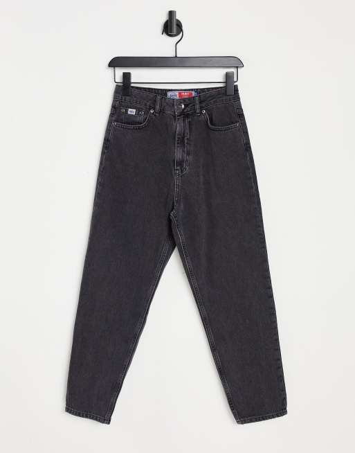Vaqueros negros de corte slim y talle alto Ruby de Superdry