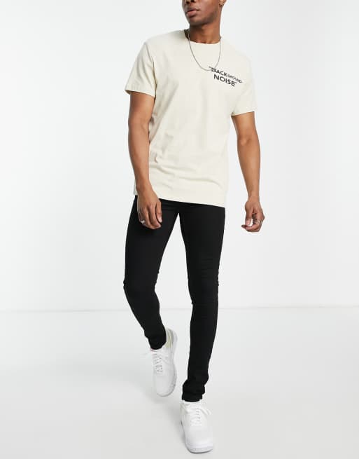 Vaqueros negros de corte superpitillo de LDN DNM