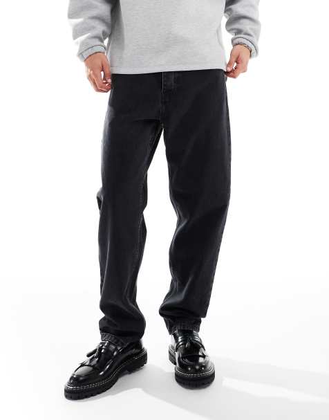 Vaqueros negros de corte tapered holgado Newel de Carhartt WIP - view 1