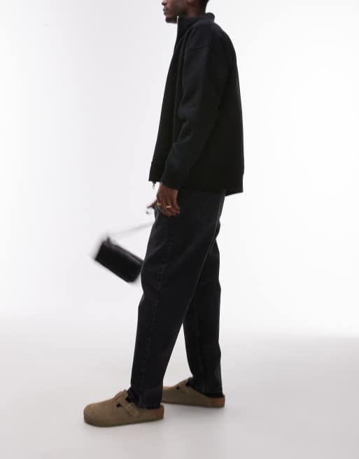 Vaqueros negros de corte tapered holgado Newel de Carhartt WIP, 3 de 5