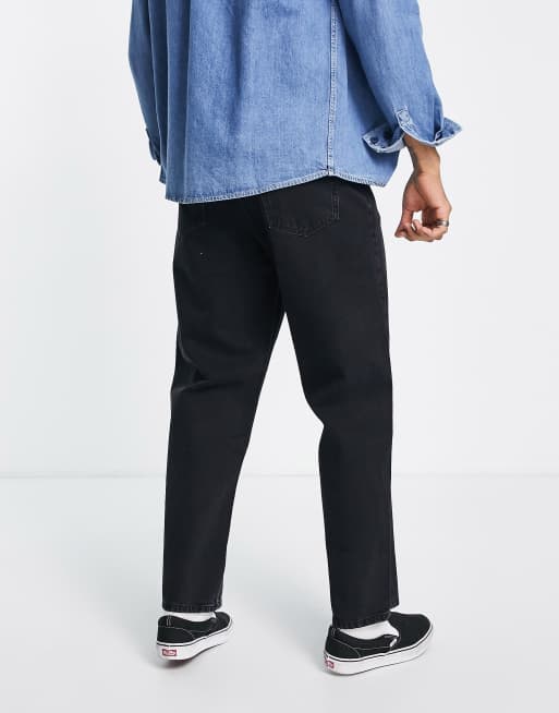 Vaqueros negros de pernera ancha Omar de Dr Denim , 2 de 4