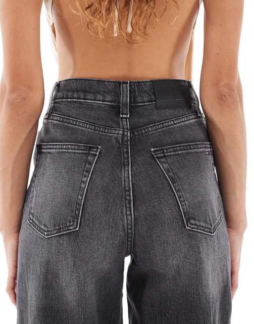 Vaqueros negros de pernera ancha y talle alto Charlie de Tommy Jeans, 4 de 5