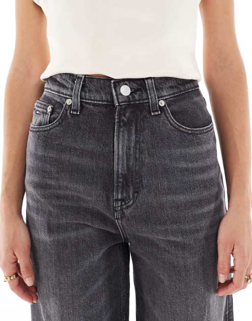 Vaqueros negros de pernera ancha y talle alto Charlie de Tommy Jeans, 5 de 5