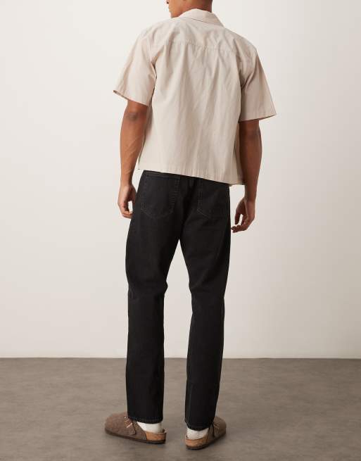 Vaqueros negros de pernera recta suelta Ocean de ARKET, 2 de 5