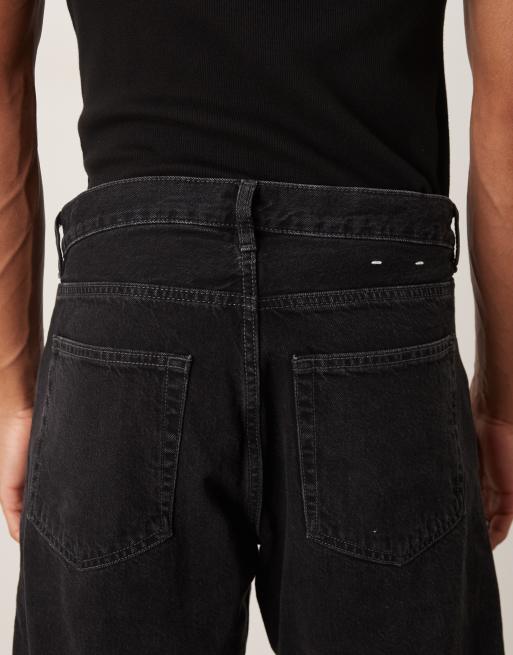 Vaqueros negros de pernera recta suelta Ocean de ARKET, 4 de 5