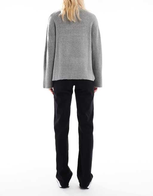 Vaqueros negros de talle alto y pernera ancha Tessa de Vero Moda Tall, 3 de 5