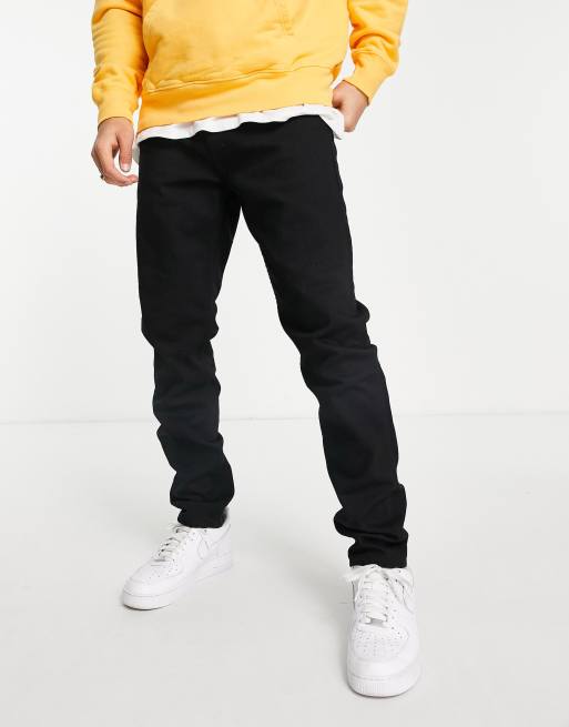 Vaqueros negros elásticos de corte tapered slim Youth 512 Lo-Ball Stylo Advanced de Levi's