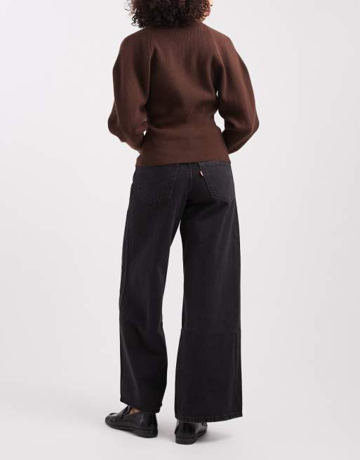 Vaqueros negros holgados de pernera ancha '94 de Levi's , 2 de 5