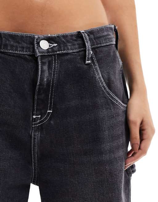 Vaqueros negros holgados de talle bajo Daisy de Tommy Jeans, 5 de 5