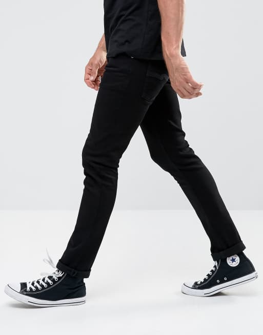 Vaqueros pitillo con lavado negro Tight Long John de Nudie, 4 de 4