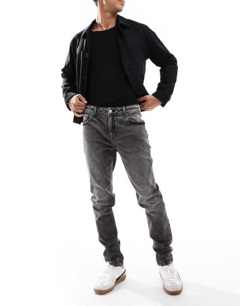 Vaqueros pitillo en gris desgastado de ASOS DESIGN - view 1