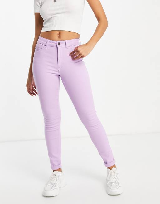 Vaqueros pitillo morados de mezcla de algodón de Noisy May - PURPLE, 4 de 4