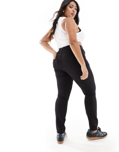 Vaqueros pitillo negros de Vero Moda Curve - view 1