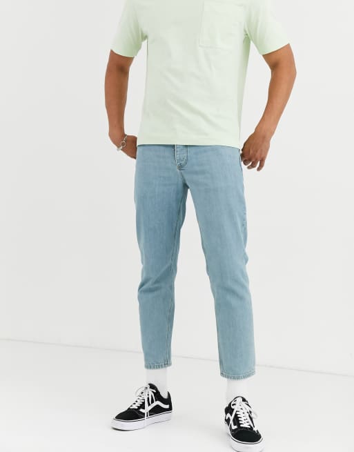 Vaqueros rígidos clásicos con lavado claro tintado de ASOS DESIGN