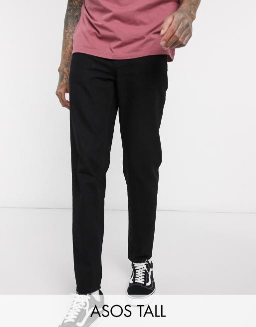 Vaqueros rígidos clásicos en negro de ASOS DESIGN Tall