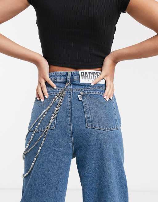 Vaqueros skater talle con dos cadenas de The | ASOS