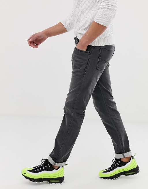 Vaqueros slim tapered en gris D-Bazer 0699P de Diesel, 2 de 4