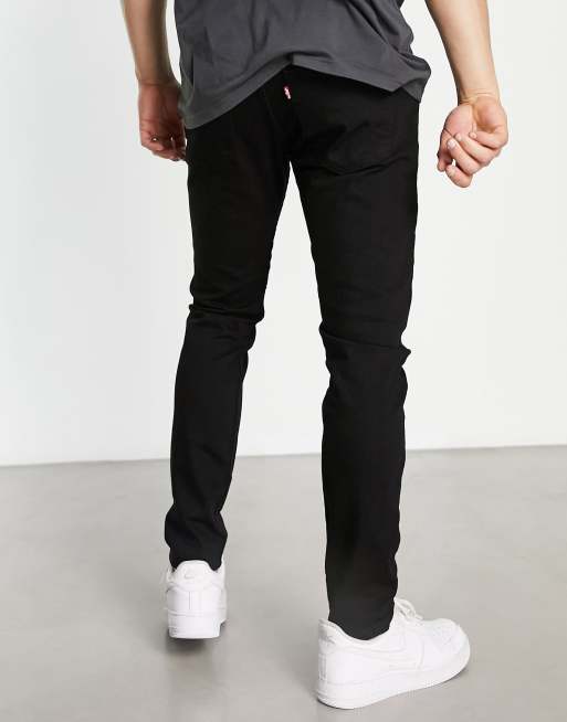 Vaqueros tapered de corte slim en negro 512 de Levi's, 2 de 4