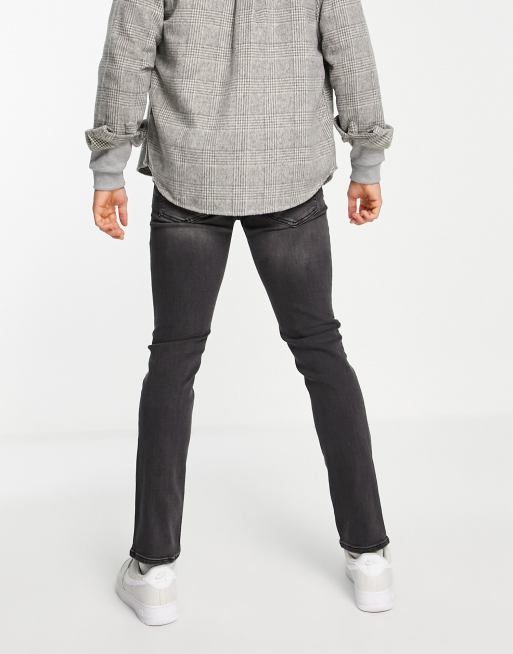 Vaqueros tapered slim en negro lavado Glenn de Jack & Jones Intelligence, 2 de 4