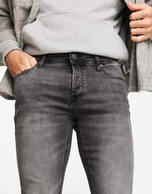 Vaqueros tapered slim en negro lavado Glenn de Jack & Jones Intelligence, 3 de 4