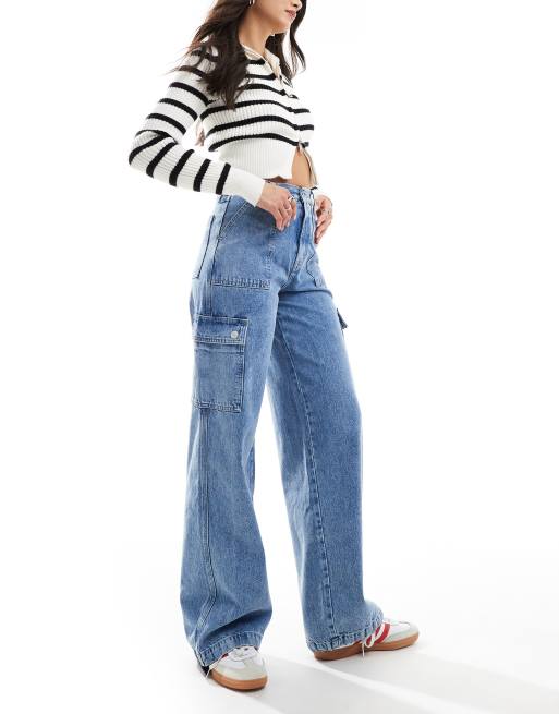 Vaqueros utilitarios de talle medio y corte ancho Claire de Tommy Jeans, 2 de 5