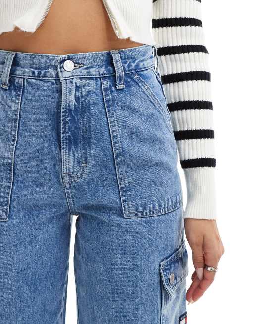 Vaqueros utilitarios de talle medio y corte ancho Claire de Tommy Jeans, 3 de 5
